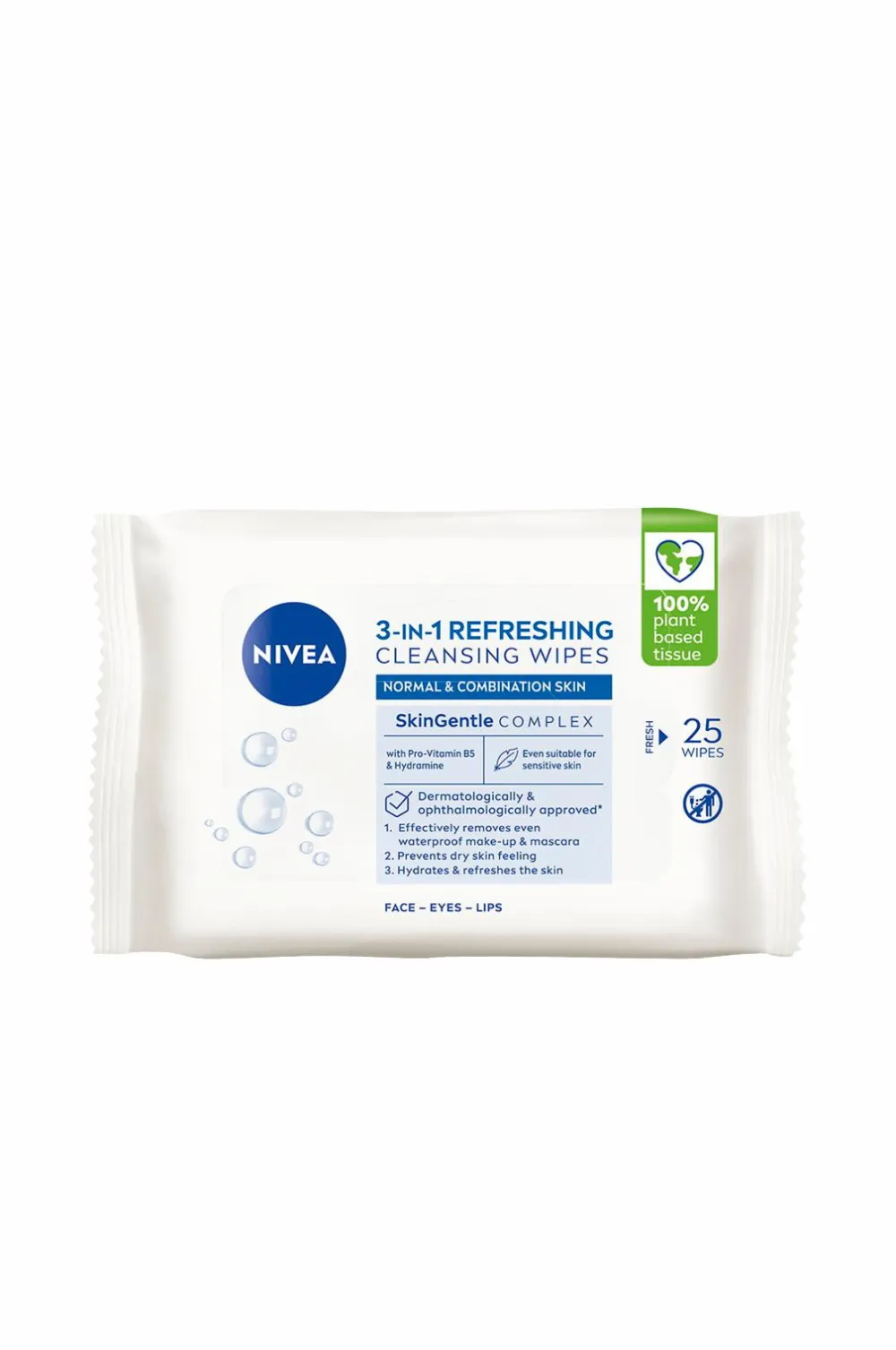 Nivea Ansigtsservietter Refreshing Cleansing Wipes 25 stk. Outlet