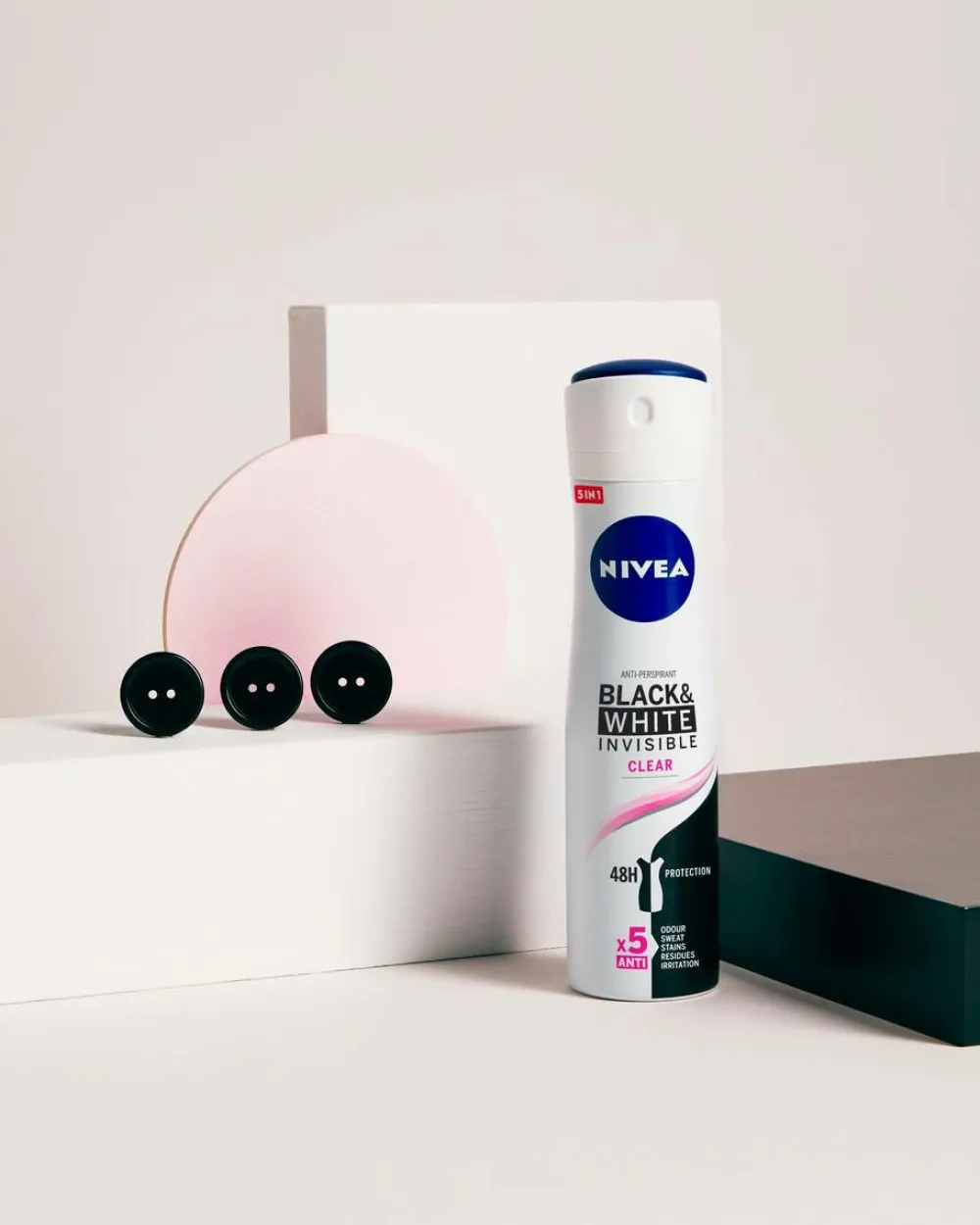 Nivea Kropspleje>Antiperspirant Deo Spray Black & White Original 150 ml