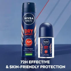 Nivea Antiperspirant Deo Dry Impact Roll On Mini 25 ml Discount