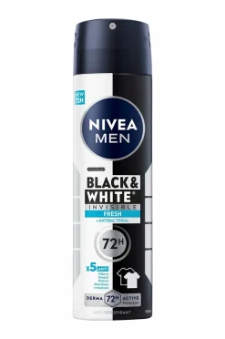Nivea Antiperspirant Deo Spray Black & White Fresh 150 ml No color Best