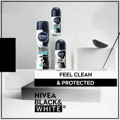 Nivea Antiperspirant Deo Spray Black & White Fresh 150 ml No color Best
