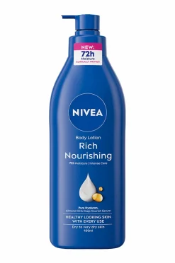 Nivea Body Lotion Rich Nourishing Pump 400 ml New