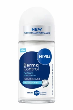 Nivea Kropspleje>Derma Control Defend Roll On 50 Ml No Color