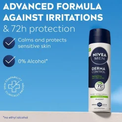 Nivea Derma Control Sensitive Spray 150 Ml No Color Discount