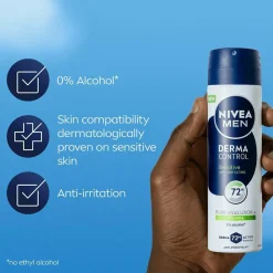 Nivea Derma Control Sensitive Spray 150 Ml No Color Discount