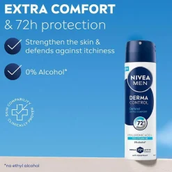 Nivea Derma Control Defend Spray 150 Ml No Color Discount