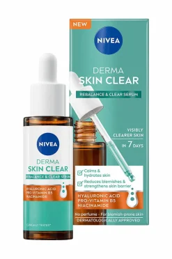 Nivea Ansigtspleje|Ansigtspleje>Derma Skin Clear Rebalance & Clear Serum 30Ml No Color