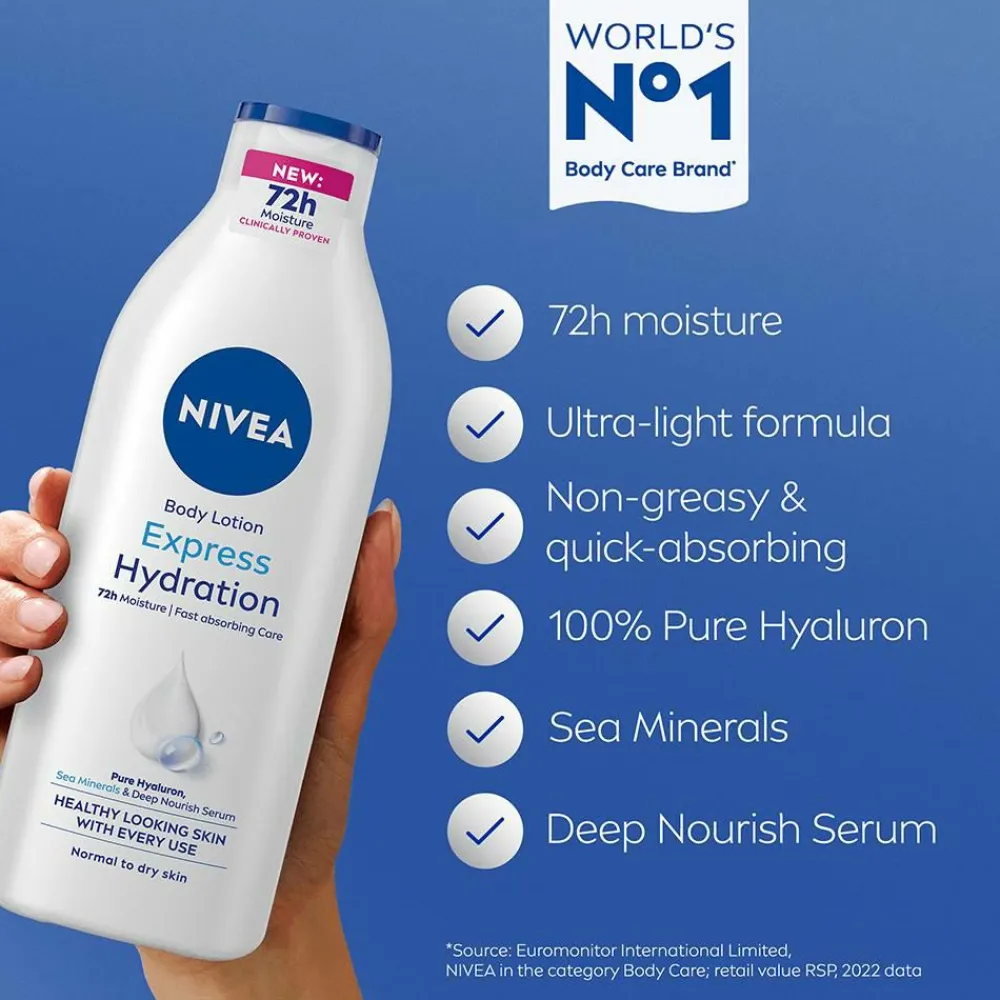 Nivea Express Hydration Body Lotion 250 ml No color Sale