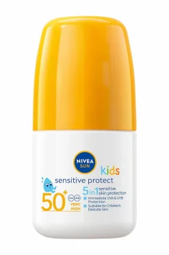 Nivea Kids Sensitive Sun Roll On Spf 50+ 50Ml No Color Hot