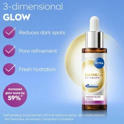 Nivea LUMINOUS630 Skin Glow Instant Glow Serum 30Ml No Color Outlet