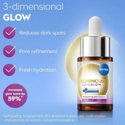 Nivea Ansigtspleje>LUMINOUS630 Skin Glow Instant Glow Serum 15Ml No Color
