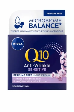 Nivea Natcreme Q10 Sensitive Perfume Free Night Cream 50 ml No color Online