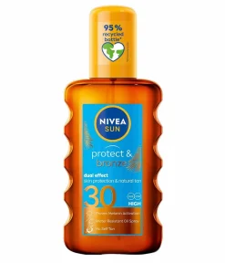 Nivea Solbeskyttelse>Protect & Bronze Oil Spray SPF 30 Sun 200 ml