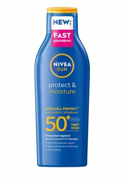 Nivea Protect & Moisture Sun Lotion SPF 50+ 200 ml No color Outlet
