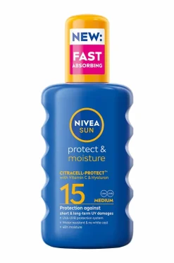 Nivea Protect & Moisture Sun Spray SPF15 200 ml No color Online