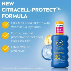Nivea Protect & Moisture Sun Spray SPF30 200 ml No color Online