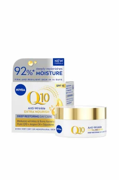 Nivea Ansigtspleje>Q10 Extra Nourish Day Cream Spf 15 50ml No color