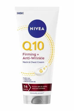 Nivea Q10 Firming Anti-Wrinkle Neck & Chest Cream 200Ml No Color Clearance