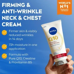Nivea Q10 Firming Anti-Wrinkle Neck & Chest Cream 200Ml No Color Clearance