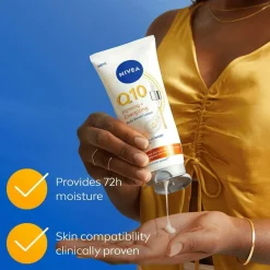 Nivea Q10 Firming Energizing Body Serum-Lotion 200Ml No Color Discount