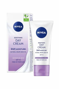 Nivea Ansigtspleje>Sensitive Day Cream Tube 50 Ml No Color