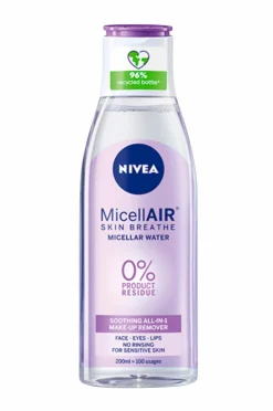 Nivea Sensitive 3-In-1 Micellar Cleansing Water 200ml Clearance