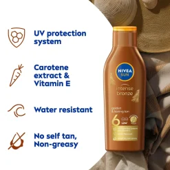 Nivea Sun Intense Bronze Sun Lotion SPF6 No color