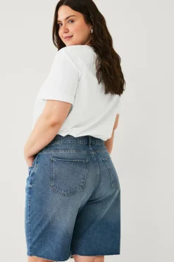 Noisy May Curve Denimshorts nmHolla NW Loose Short AZ426MB Curv Medium blue denim Hot