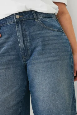 Noisy May Curve Denimshorts nmHolla NW Loose Short AZ426MB Curv Medium blue denim Hot