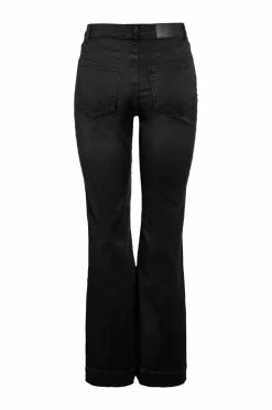 Noisy May Curve Jeans>Jeans Nmrooxy HW Flare Black denim