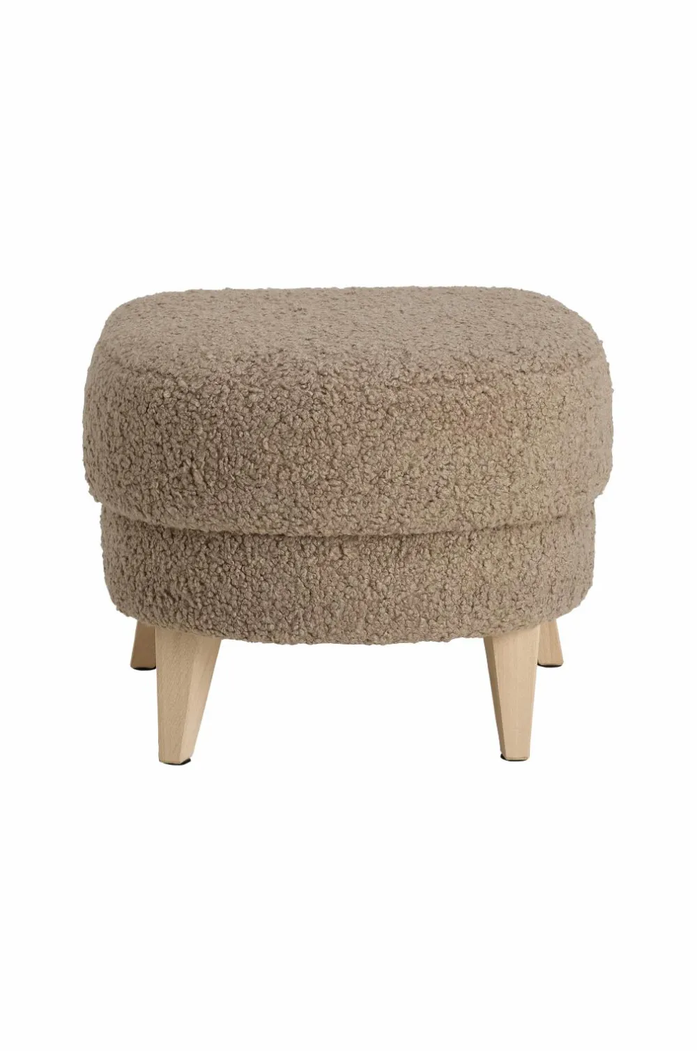 Nord Komfort Puffer & Fodskamler>Taburet Ontario Light brown