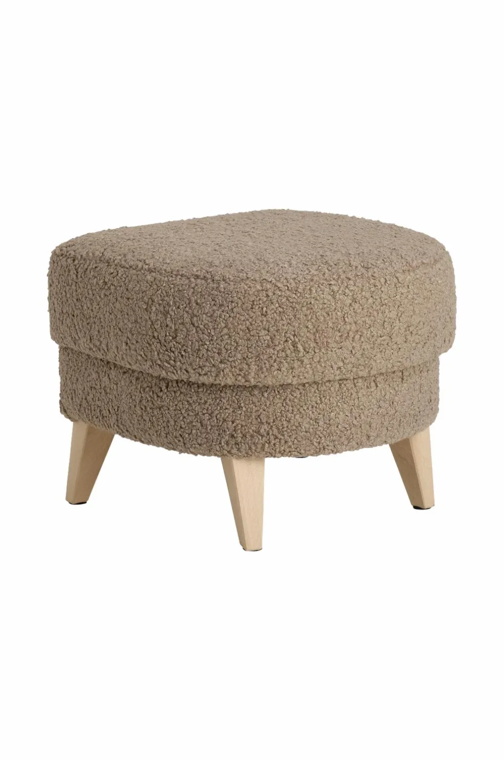 Nord Komfort Puffer & Fodskamler>Taburet Ontario Light brown