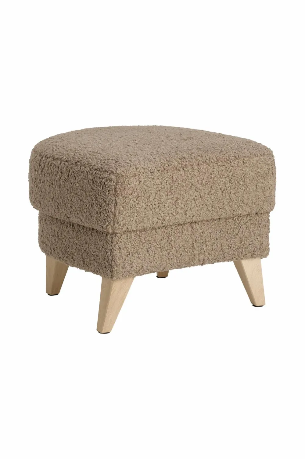 Nord Komfort Puffer & Fodskamler>Taburet Ontario Light brown
