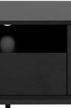 NORDFORM Tv-bænk August Mat sort ask sort Online