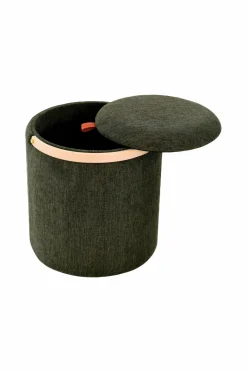 Nordic Furniture Group Puf med opbevaring Lykke Grøn