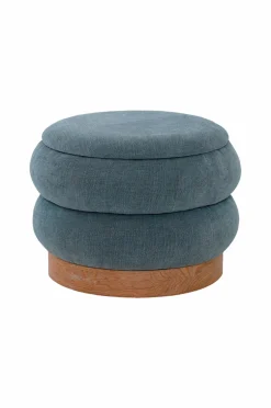 Nordic Furniture Group Puf med opbevaring Tilde Blå Hot