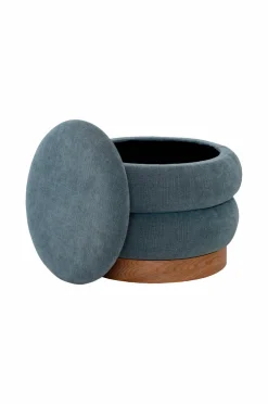 Nordic Furniture Group Puf med opbevaring Tilde Blå Hot