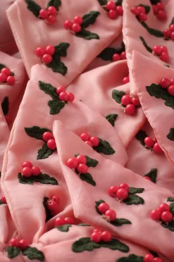 Nynne Rosenvinge Sløjfe Merry Holly Lyserød Best