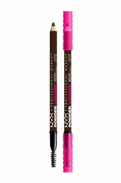 NYX Professional Makeup Powder Louder Brow Pencil 08 Deep Brown New
