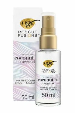 Ogx Rescue Fusions 24Hr Frizz Control Smooth And Sleek Oil 50 Ml No color Online