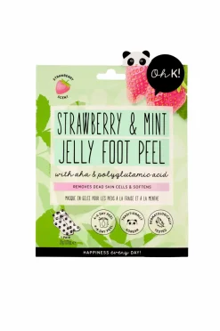 Oh K! Strawberry & Mint Jelly Foot Peel No Color New