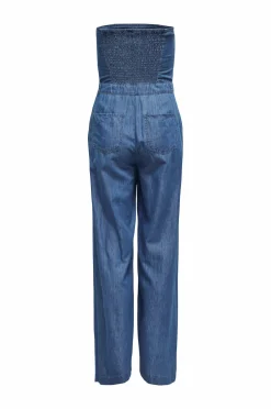 Only Jumpsuits & Buksedragter>Buksekjole onlAkia Bea SL Dnm Jumpsuit BJ Medium blue denim
