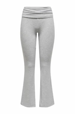 Only Bukser onlGlamour Fold Down Pant CC Jrs Light grey melange