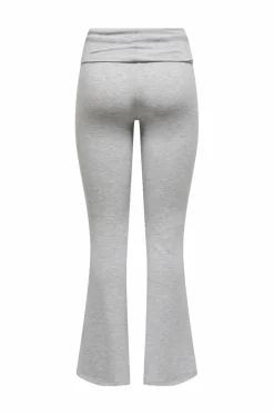 Only Bukser onlGlamour Fold Down Pant CC Jrs Light grey melange