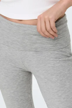 Only Bukser onlGlamour Fold Down Pant CC Jrs Light grey melange