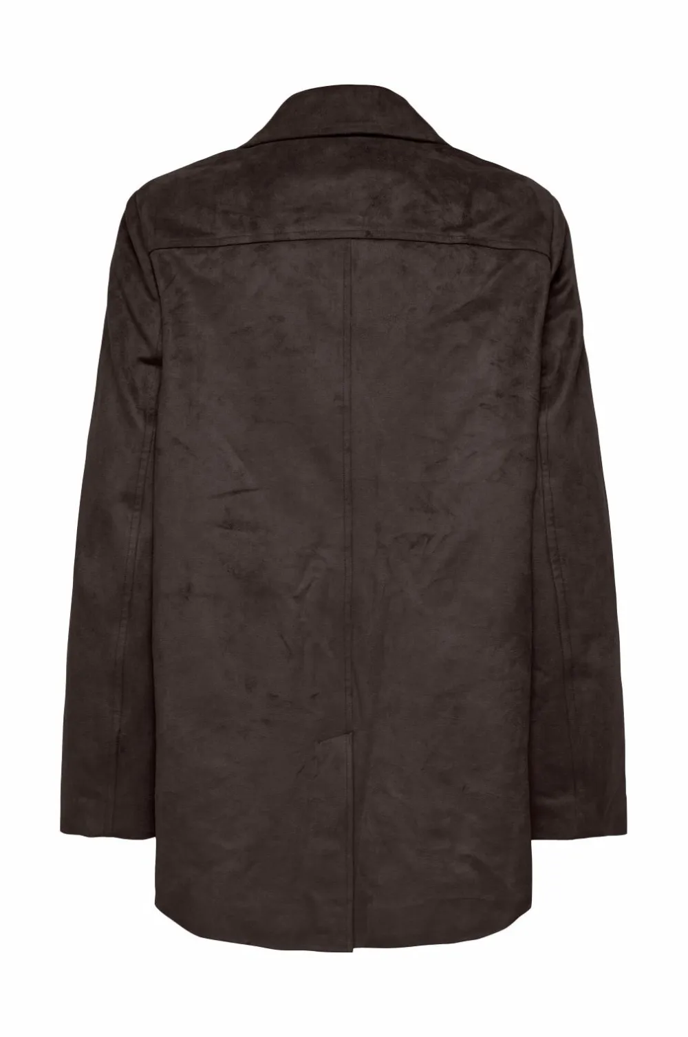 Only Habitjakke onlTulip Faux Suede Chocolate torte