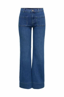 Only Jeans>Jeans Onlcypress HW Pocket Flare Dnm Pim Medium blue denim