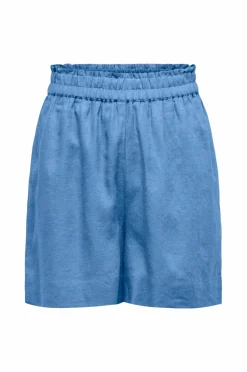 Only Shorts onlTokyo HW Linen Blend Shorts Azurine Outlet