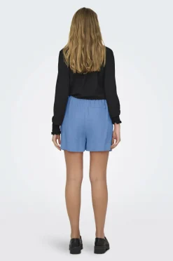 Only Shorts onlTokyo HW Linen Blend Shorts Azurine Outlet