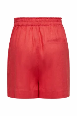 Only Shorts onlTokyo HW Linen Blend Shorts Cayenne New